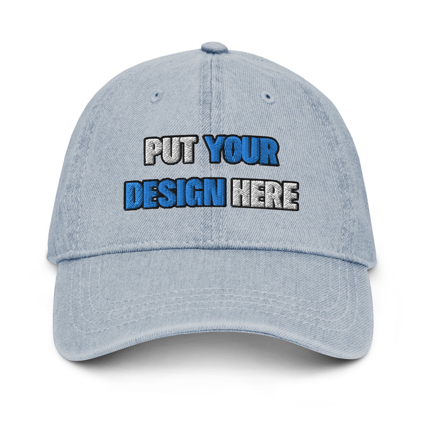 Denim Hat | Otto Cap 18-204 - put your design here | standard color - Flat Embroidery