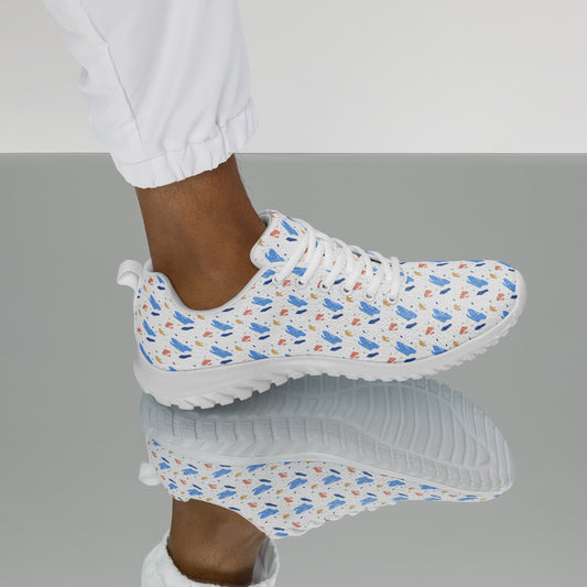 Men’s athletic shoes  - Colorful terrazzo pattern design - print on demand