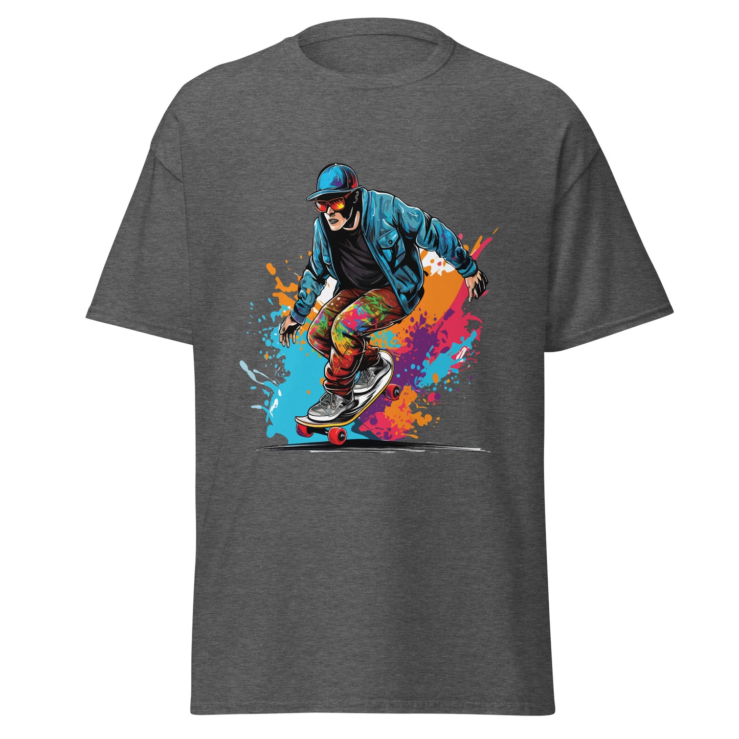 Men's classic tee |  skateboard  | moods print