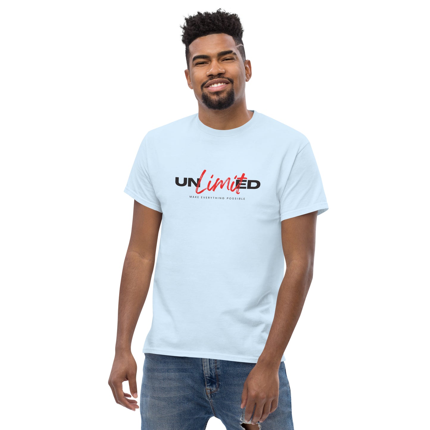Men's classic tee  | unlimited make everything possible | print on demand