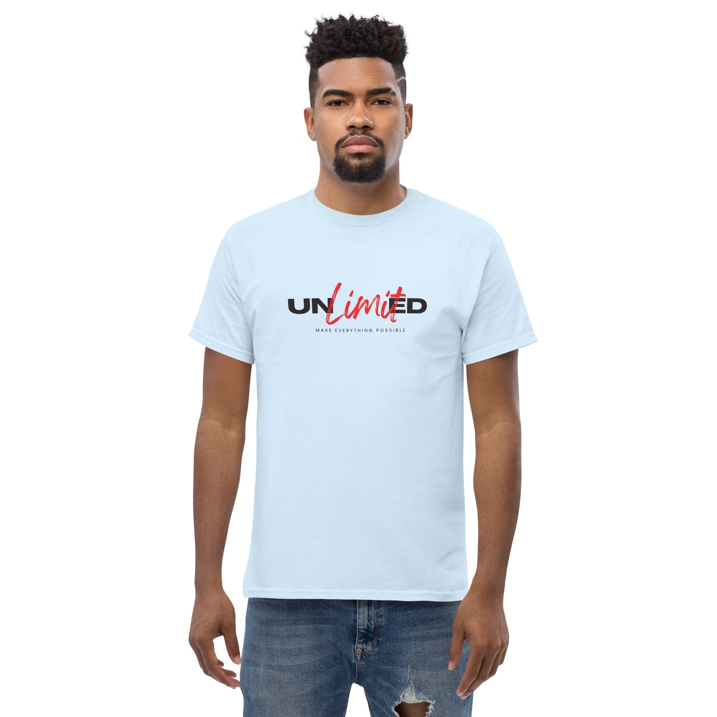 Men's classic tee  | unlimited make everything possible | print on demand