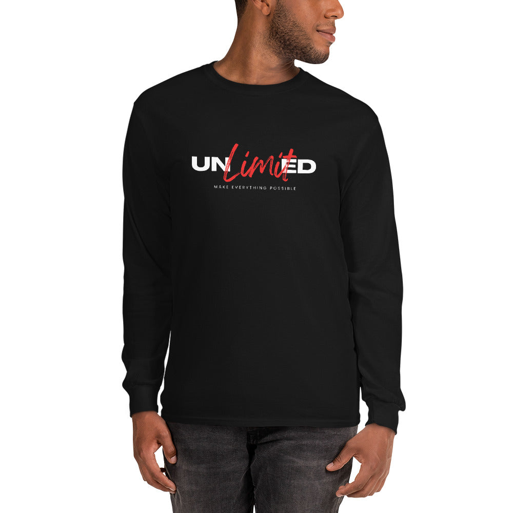 Men’s Long Sleeve Shirt  | unlimited make everything possible | print on demand