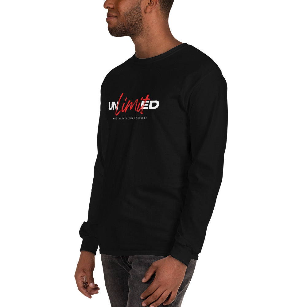 Men’s Long Sleeve Shirt  | unlimited make everything possible | print on demand