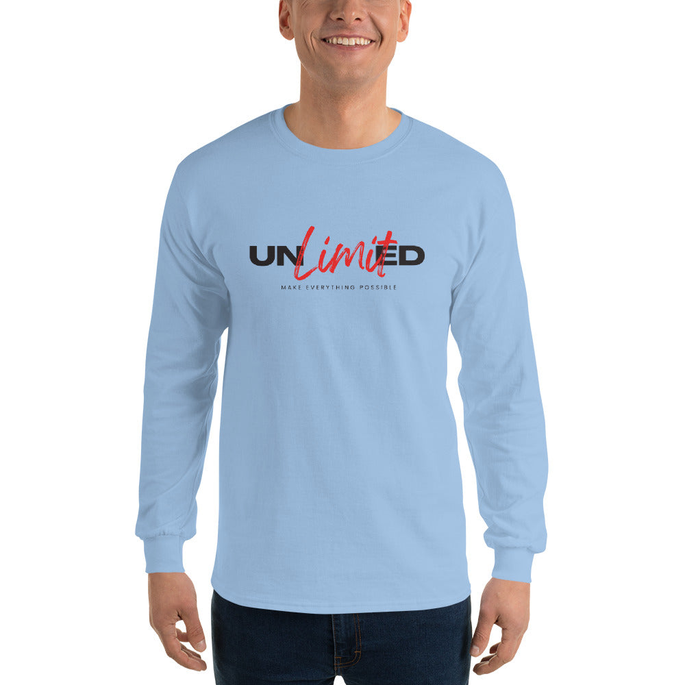 Men’s Long Sleeve Shirt  | unlimited make everything possible | print on demand