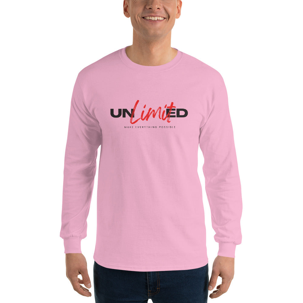 Men’s Long Sleeve Shirt  | unlimited make everything possible | print on demand