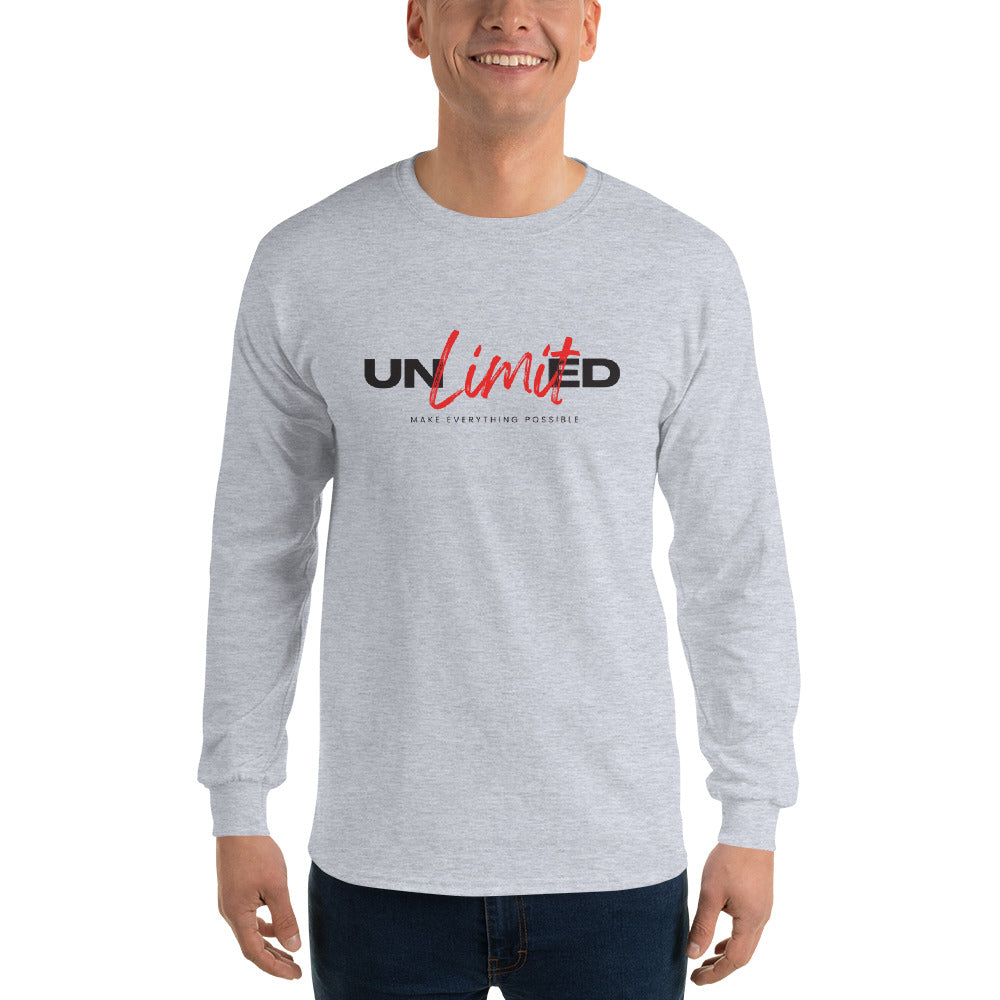 Men’s Long Sleeve Shirt  | unlimited make everything possible | print on demand