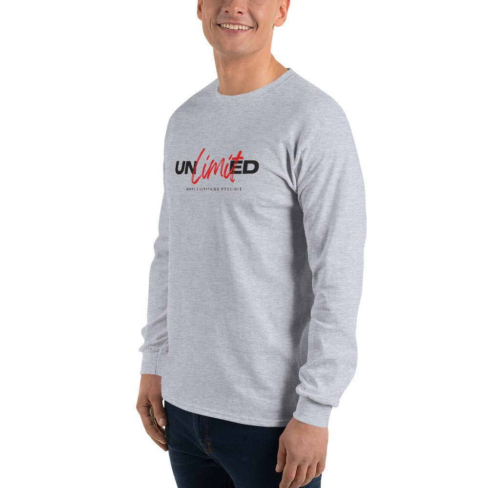 Men’s Long Sleeve Shirt  | unlimited make everything possible | print on demand