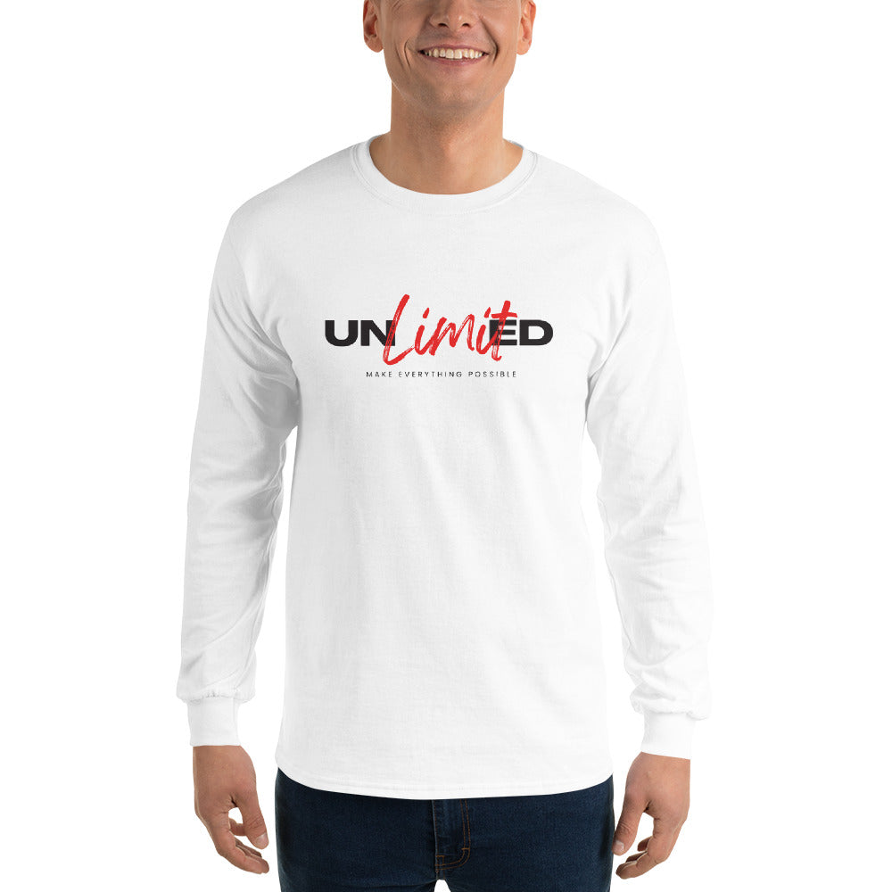 Men’s Long Sleeve Shirt  | unlimited make everything possible | print on demand