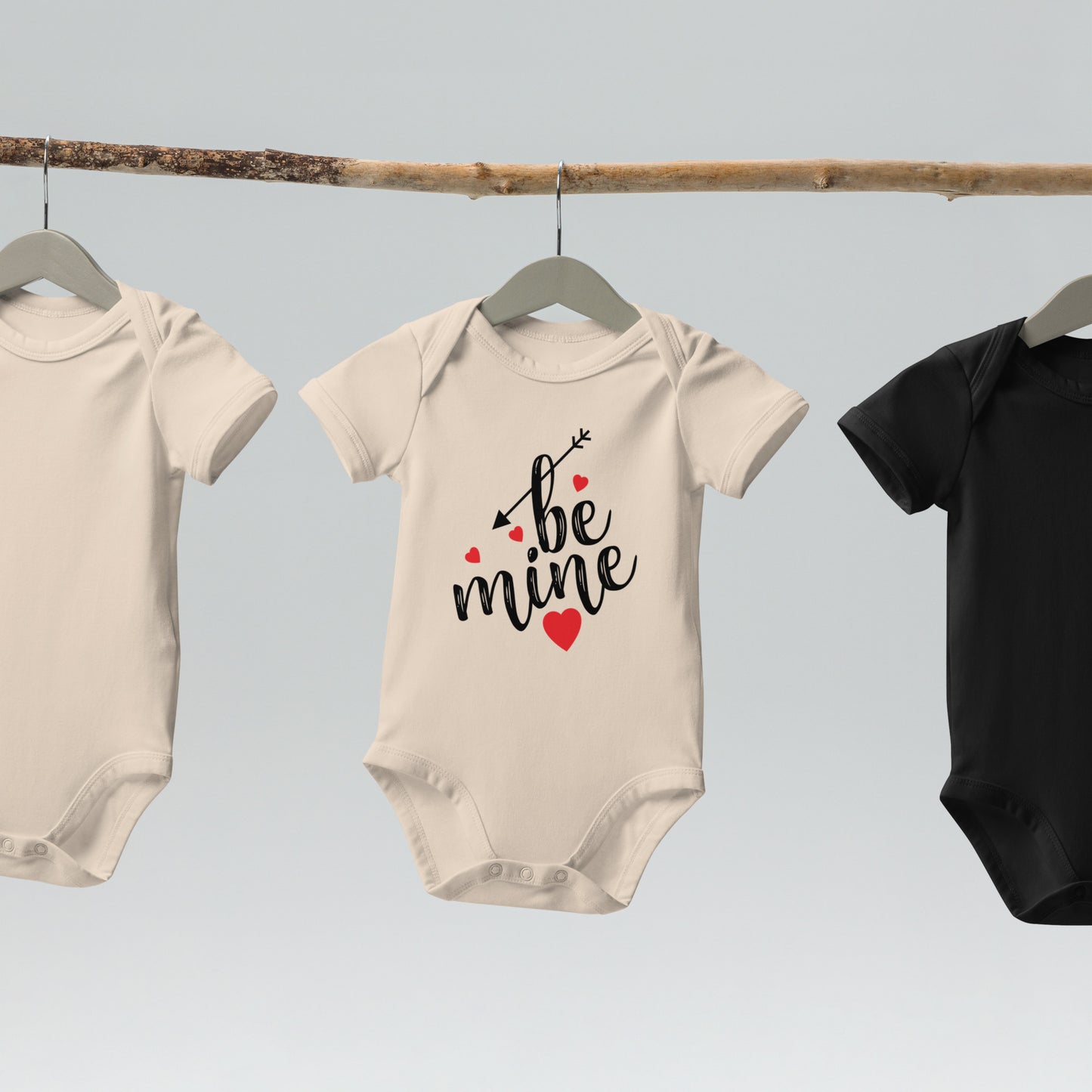 be mine | Organic Cotton Baby Bodysuit | Babybugz BZ10