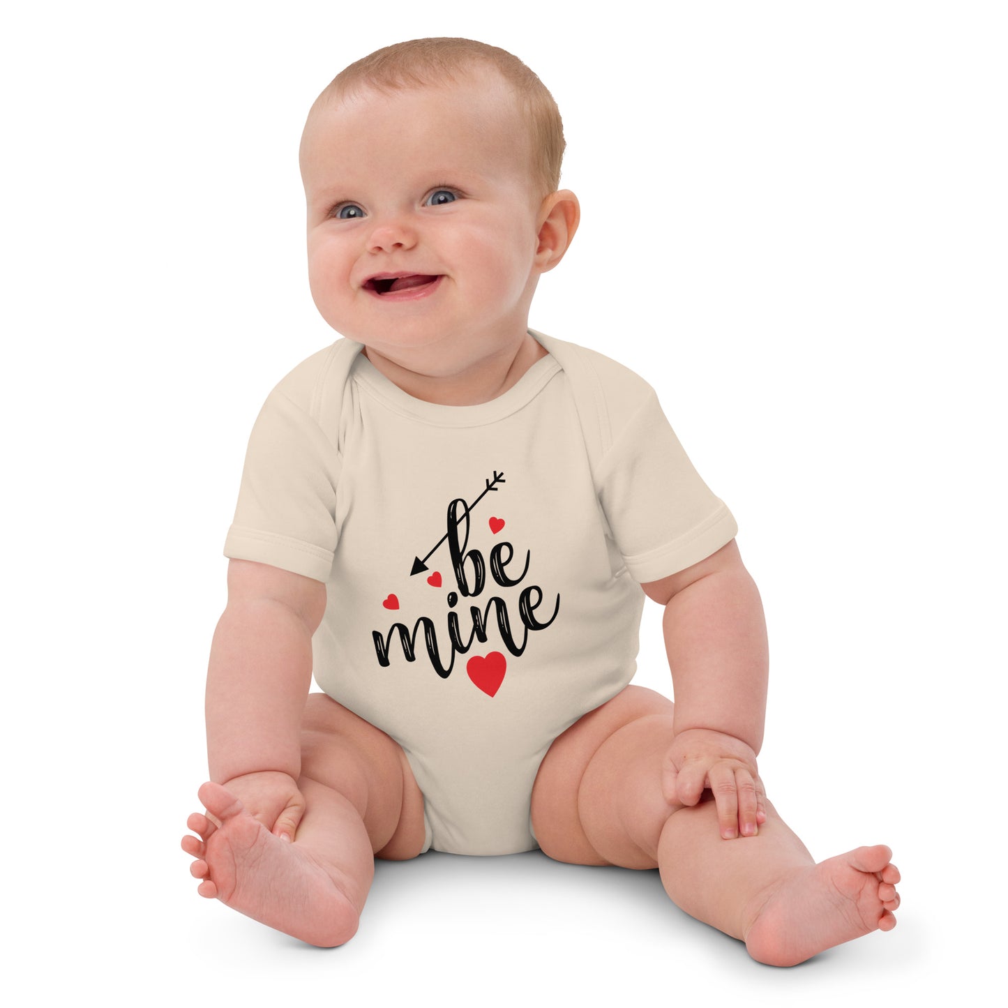 be mine | Organic Cotton Baby Bodysuit | Babybugz BZ10