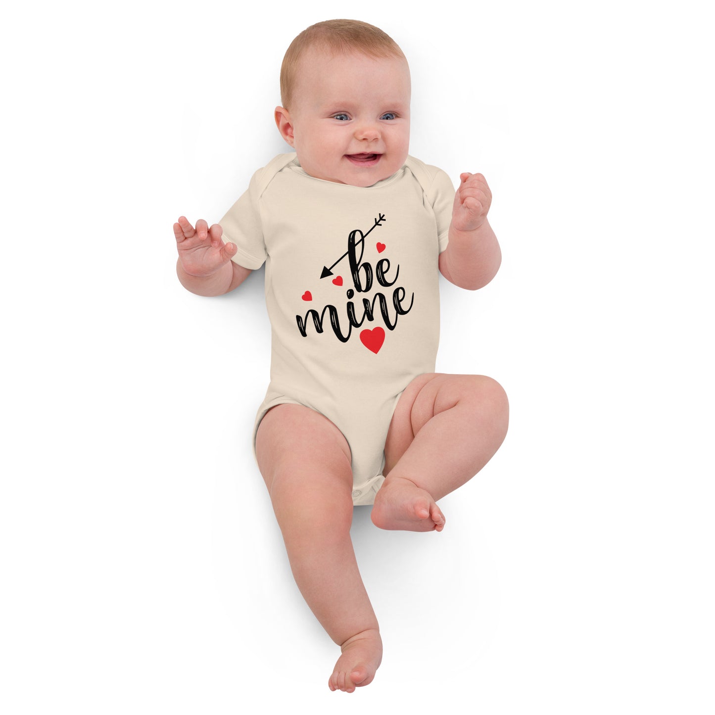 be mine | Organic Cotton Baby Bodysuit | Babybugz BZ10