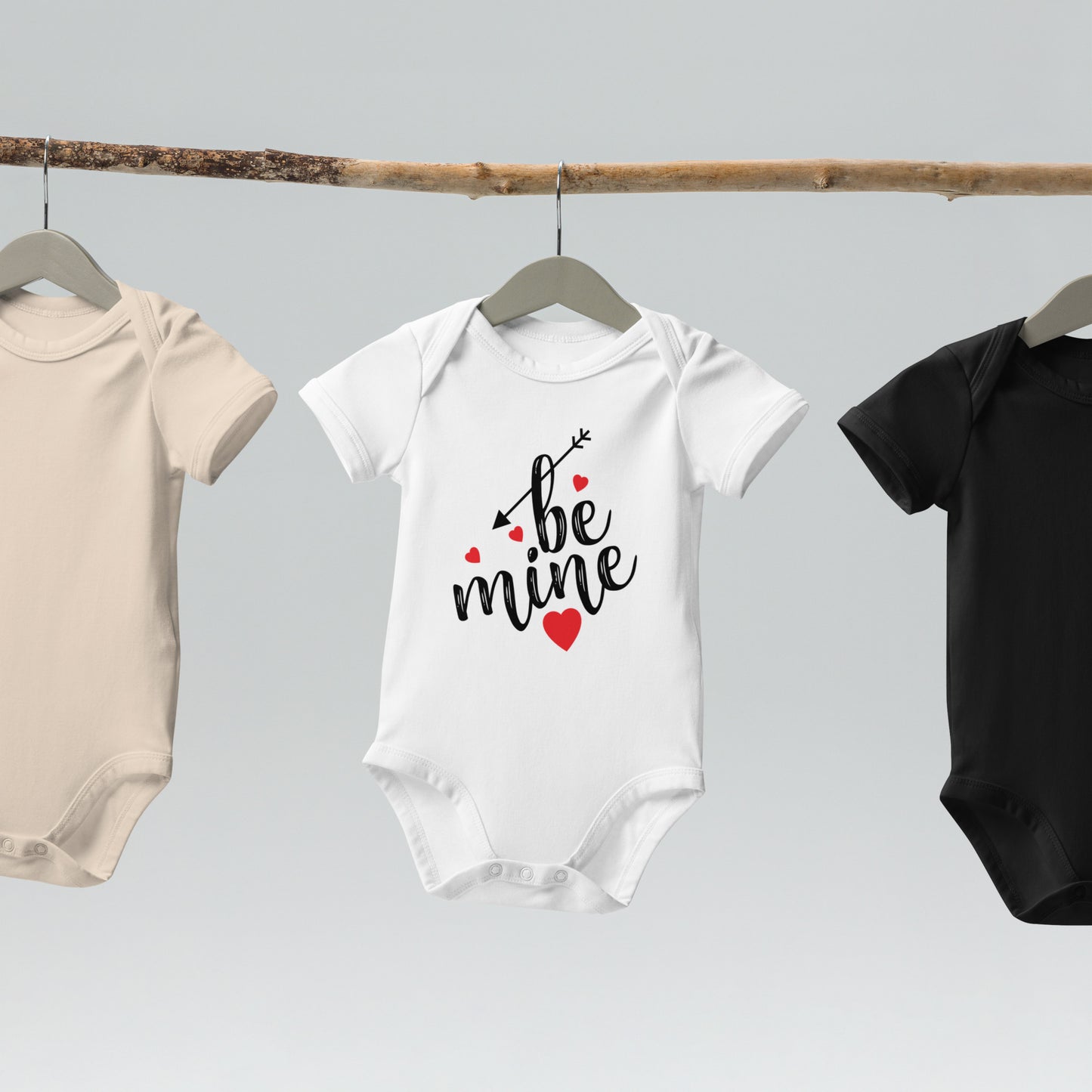 be mine | Organic Cotton Baby Bodysuit | Babybugz BZ10