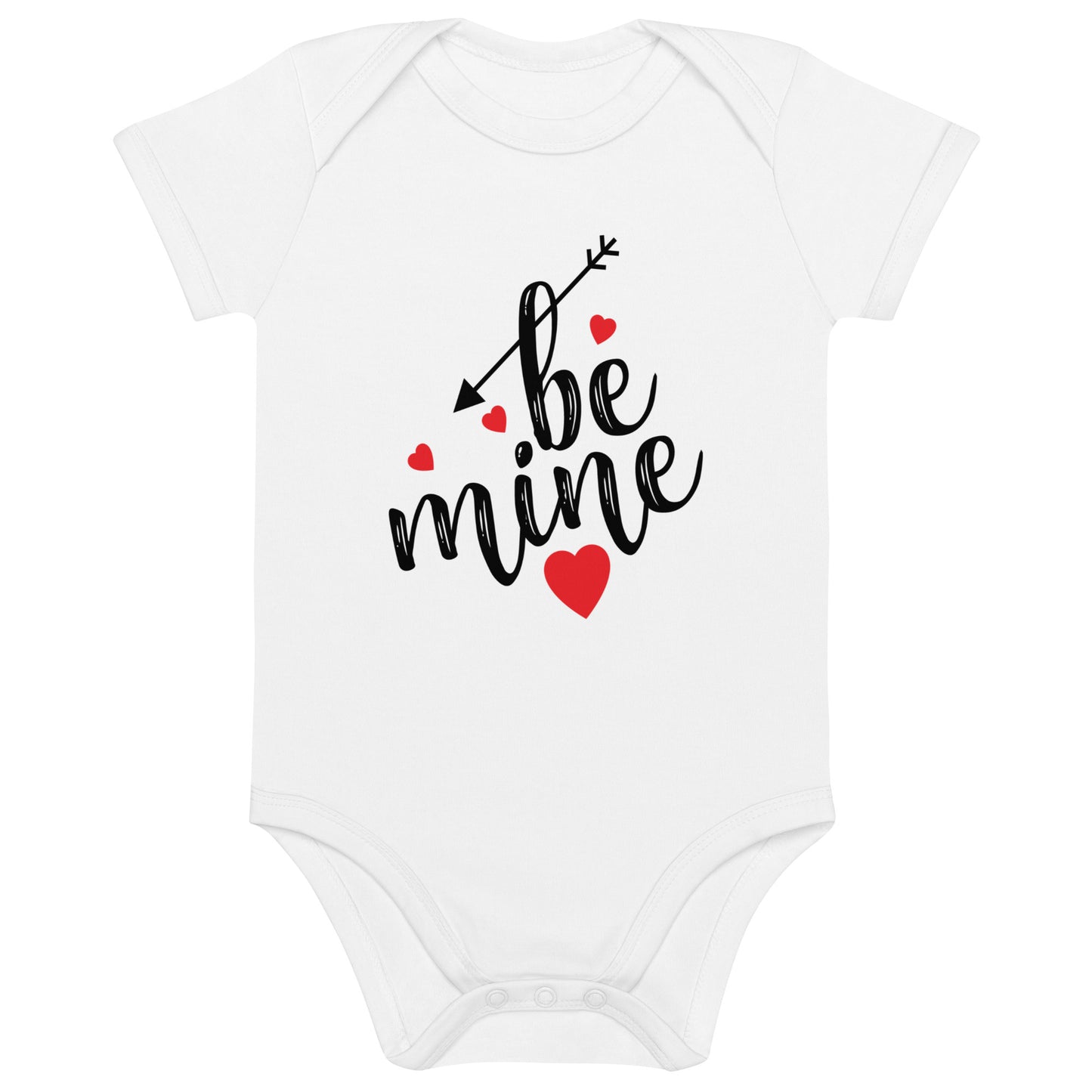 be mine | Organic Cotton Baby Bodysuit | Babybugz BZ10