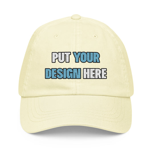 Pastel Baseball Hat | Beechfield B653 - put your design here | standard color - unlimited color