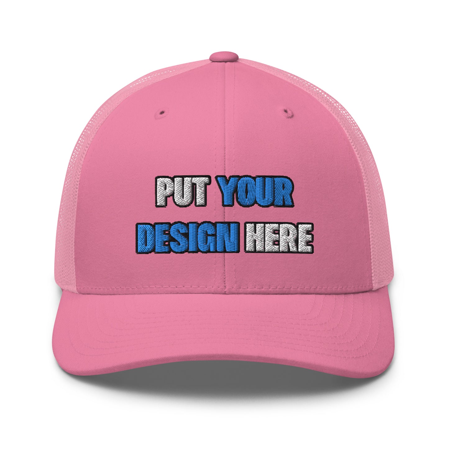 Retro Trucker Hat | Yupoong 6606 | - put your design here - standard color - 3D Puff