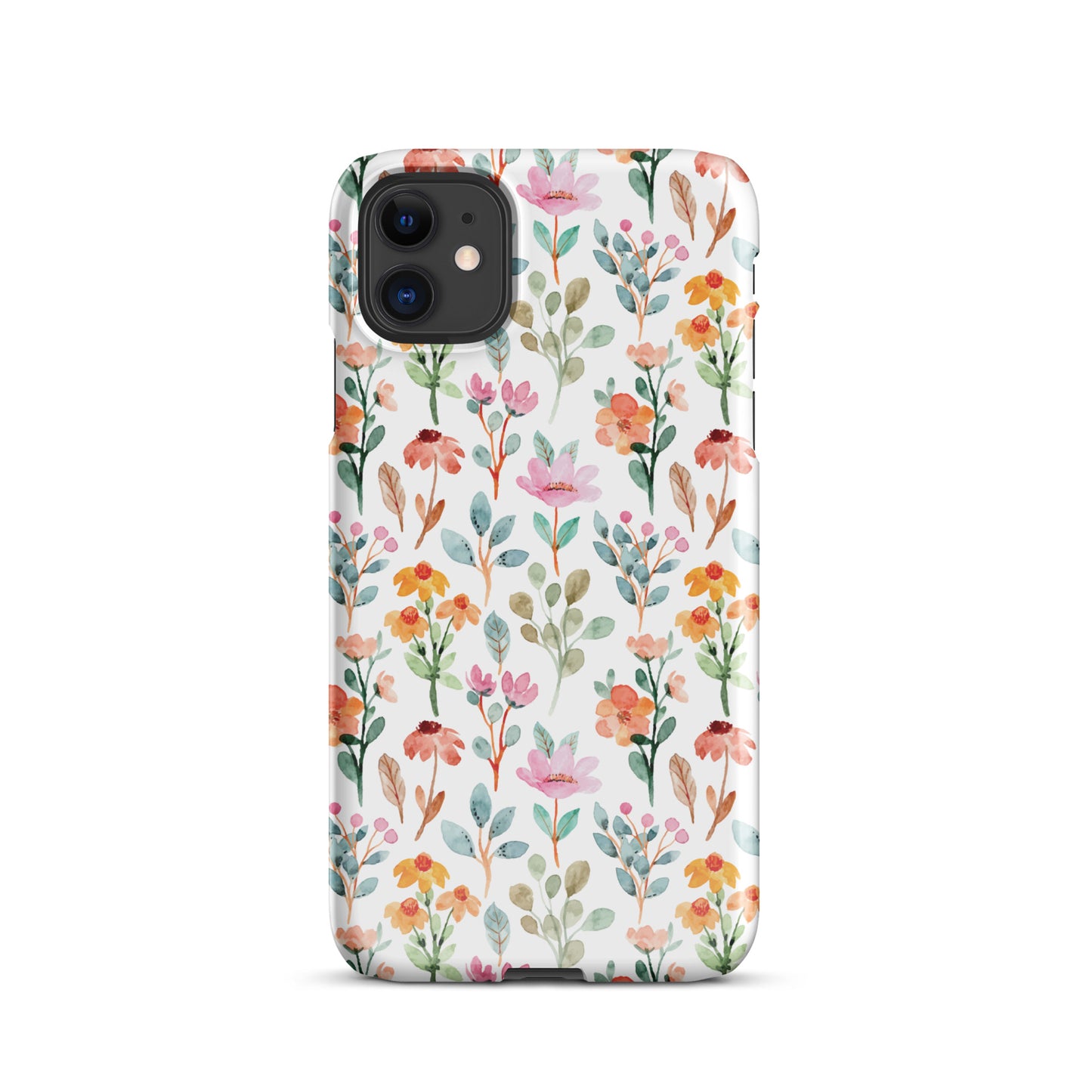 Snap case for iPhone® - flower background - print on demand