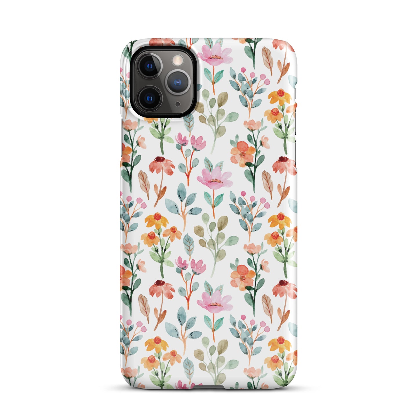Snap case for iPhone® - flower background - print on demand