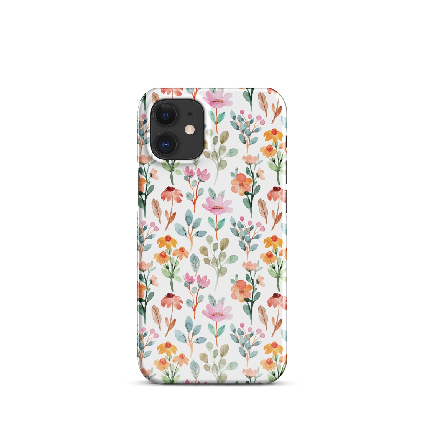 Snap case for iPhone® - flower background - print on demand