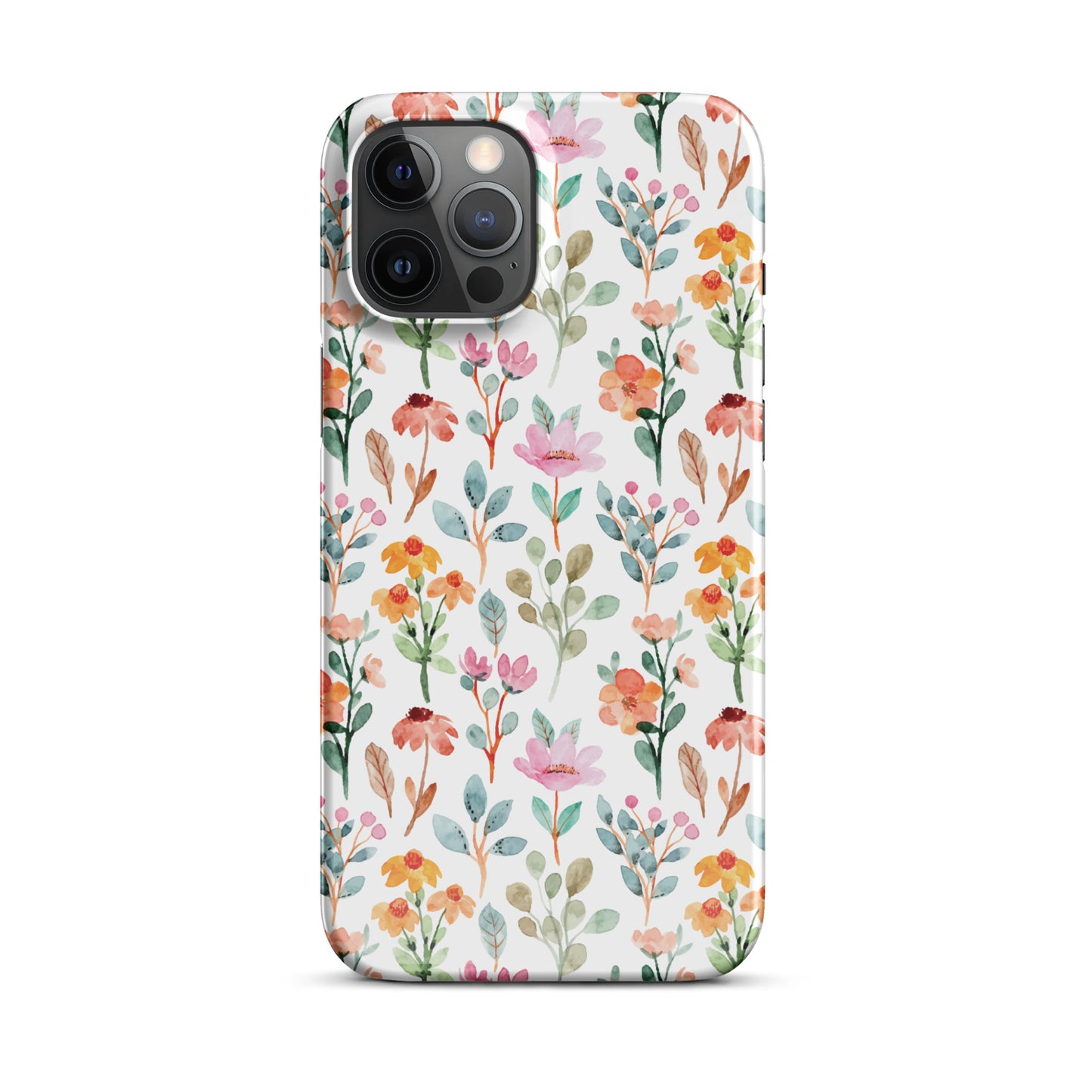 Snap case for iPhone® - flower background - print on demand