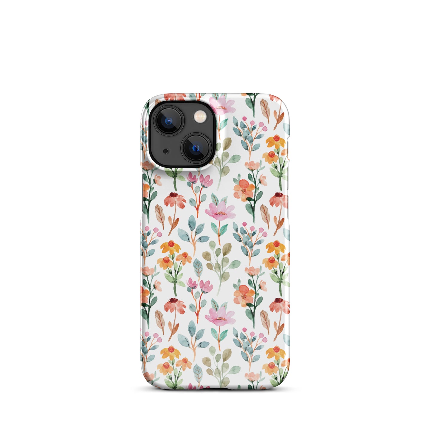 Snap case for iPhone® - flower background - print on demand
