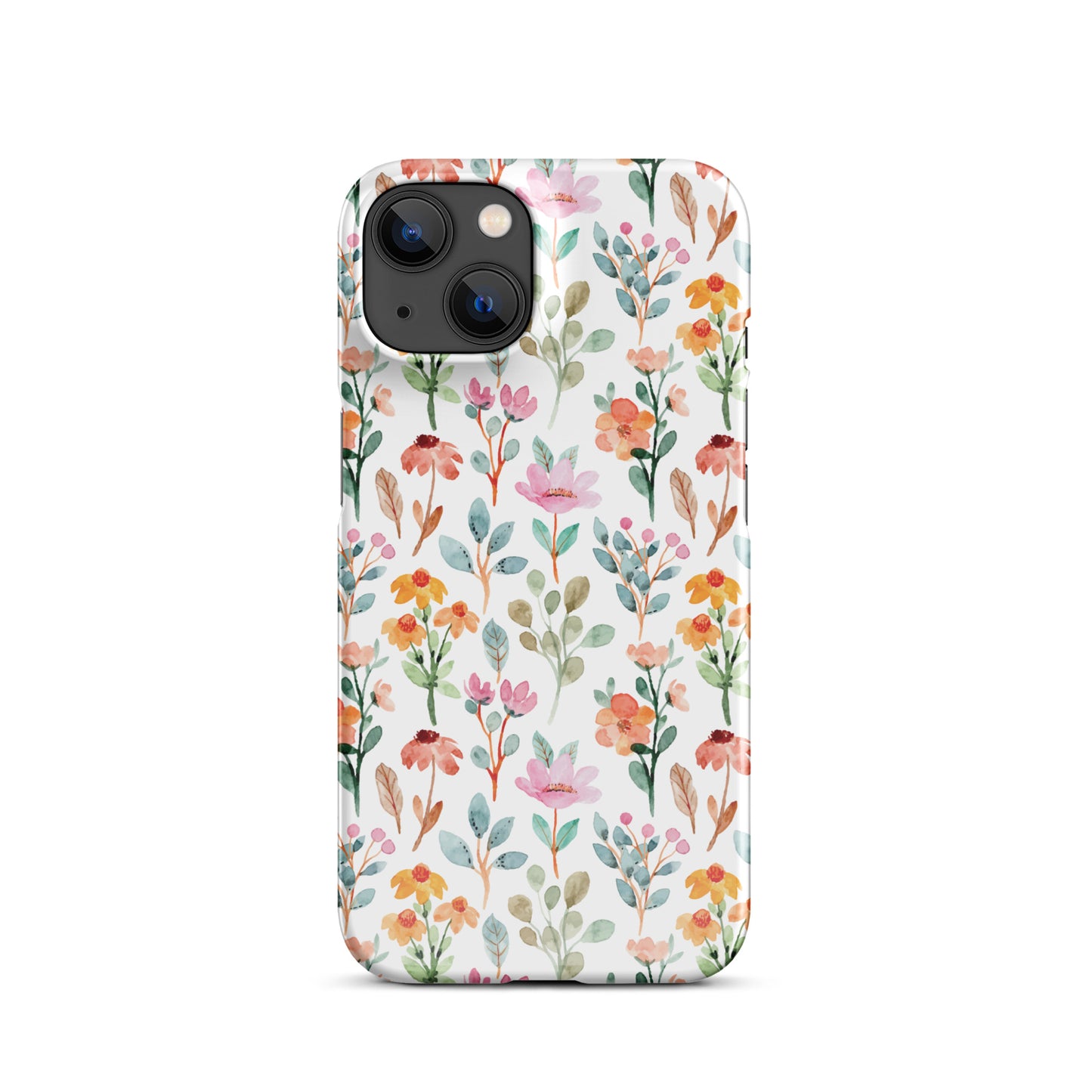 Snap case for iPhone® - flower background - print on demand