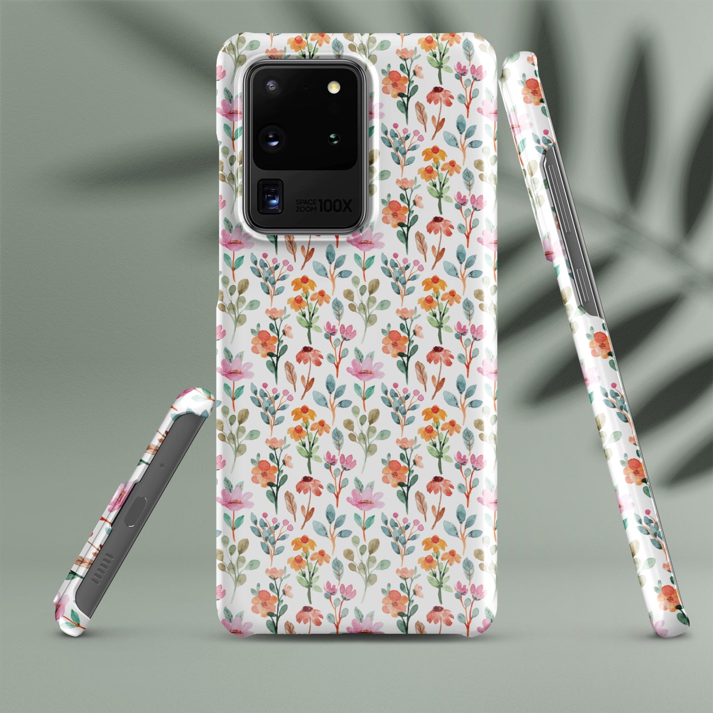 Snap case for Samsung® - flower pattern - print on demand
