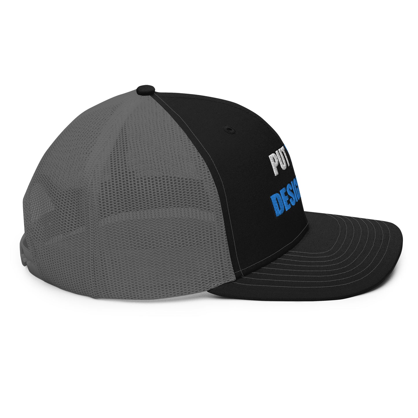 Snapback Trucker Cap | Richardson 112 - put your design here | standard color - Flat Embroidery