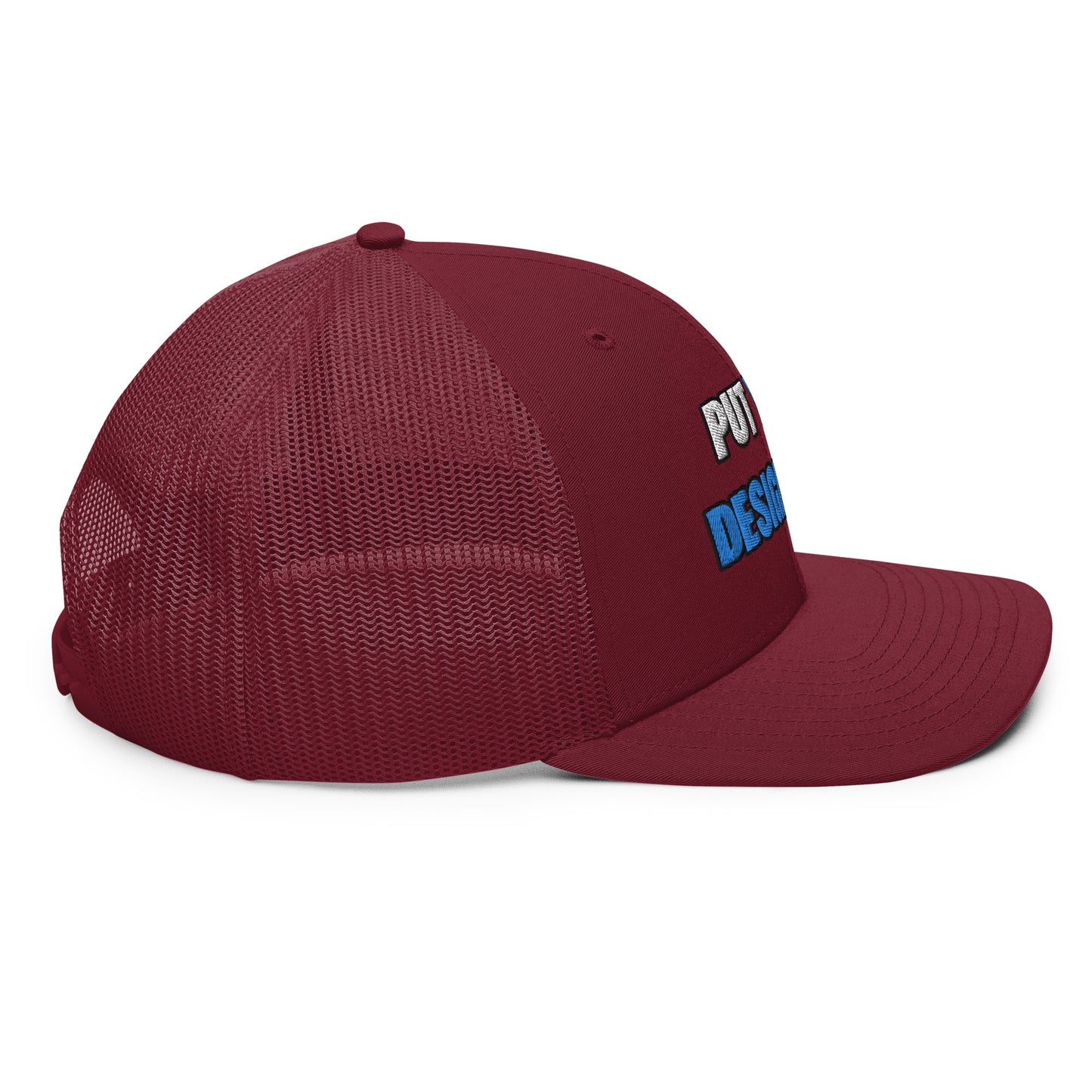 Snapback Trucker Cap | Richardson 112 - put your design here | standard color - Flat Embroidery