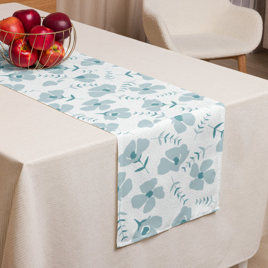Table runner flower design | moodsprint |  print on demand