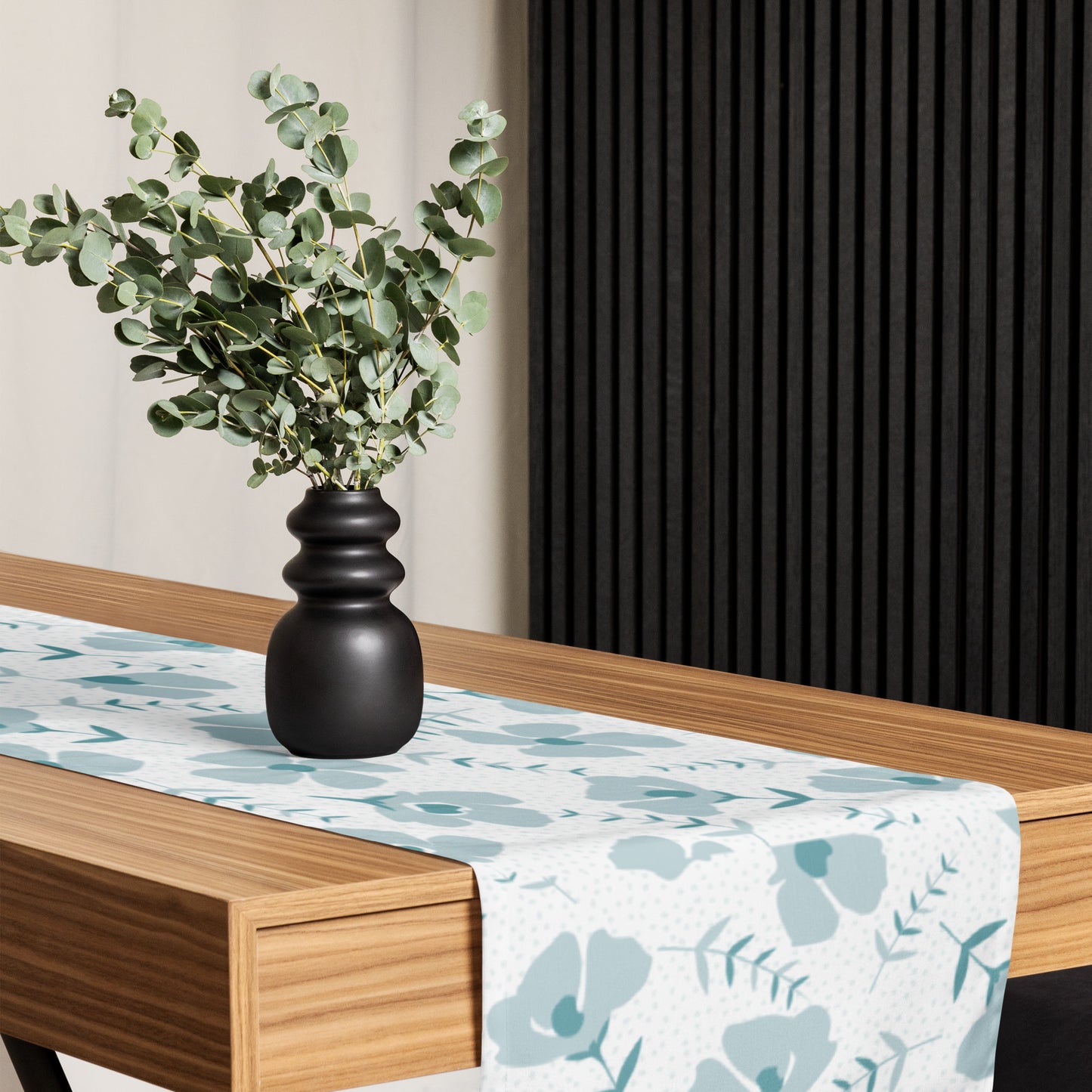 Table runner flower design | moodsprint |  print on demand