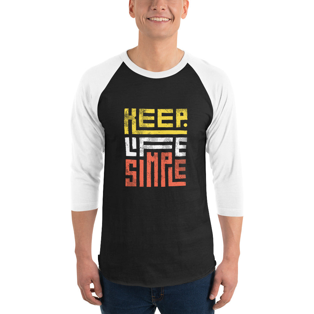 Unisex 3/4 Sleeve Raglan Shirt | Tultex 245 - keep life simple - print on demand