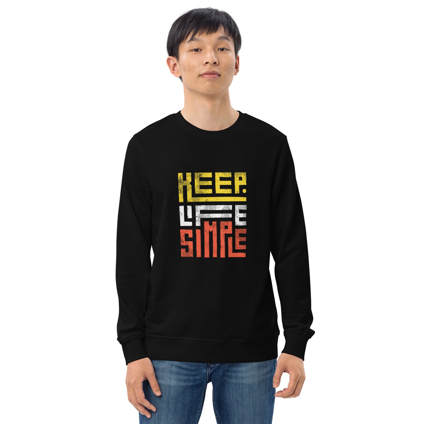 Unisex Organic Sweatshirt | SOL'S 03574  - keep life simple - print on demand