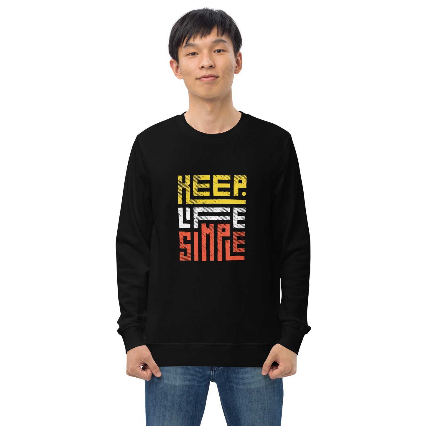 Unisex Organic Sweatshirt | SOL'S 03574  - keep life simple - print on demand