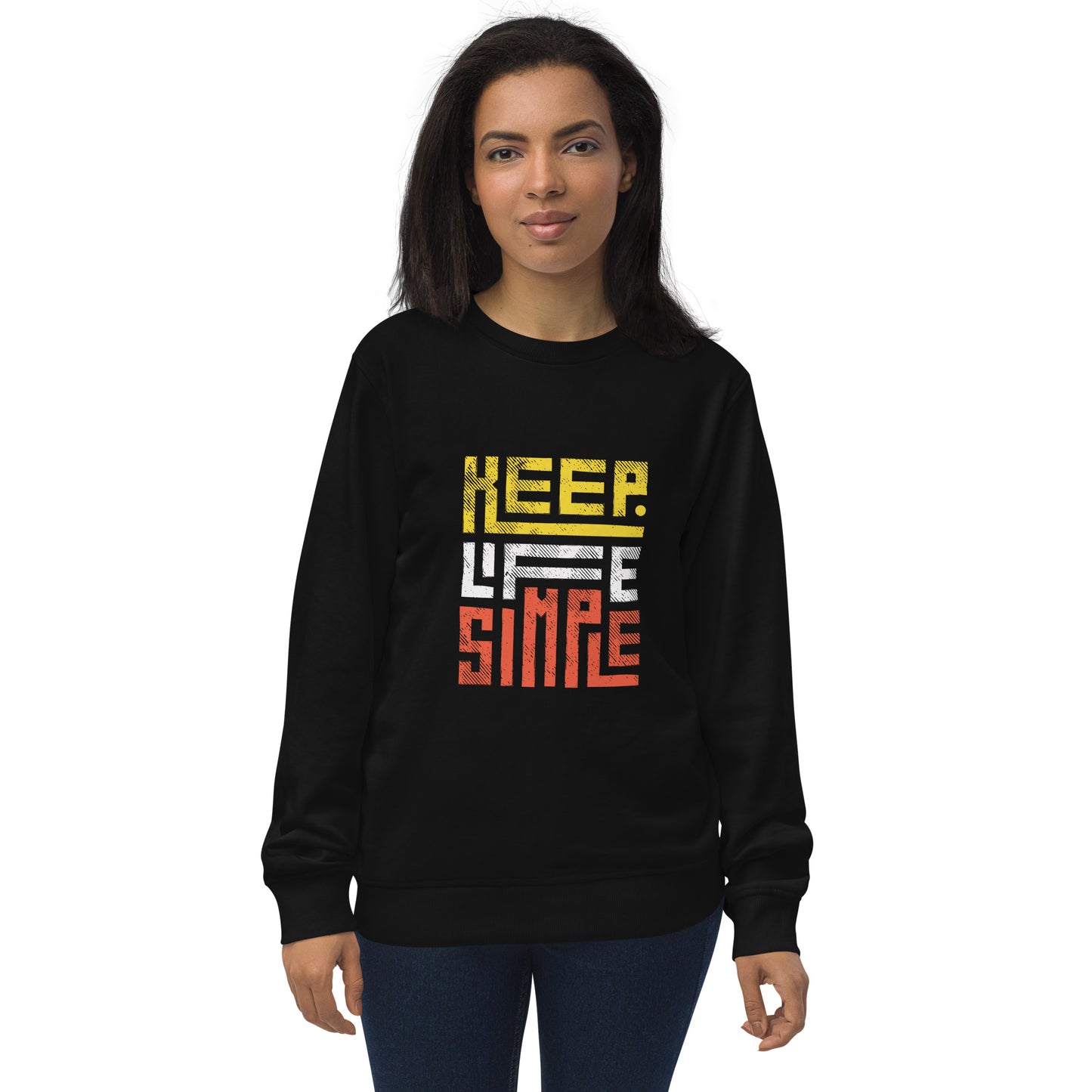 Unisex Organic Sweatshirt | SOL'S 03574  - keep life simple - print on demand