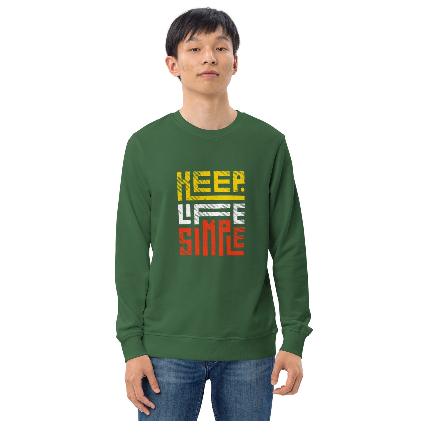 Unisex Organic Sweatshirt | SOL'S 03574  - keep life simple - print on demand