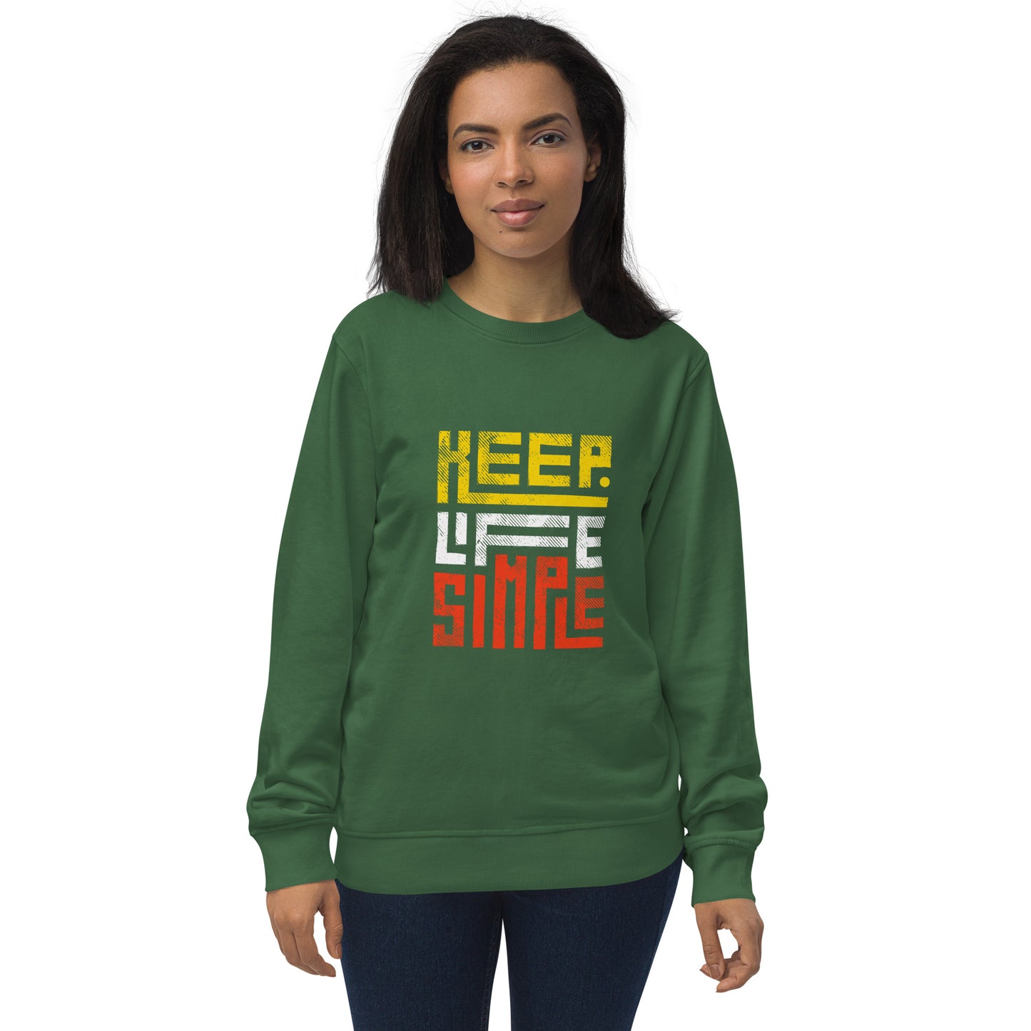 Unisex Organic Sweatshirt | SOL'S 03574  - keep life simple - print on demand