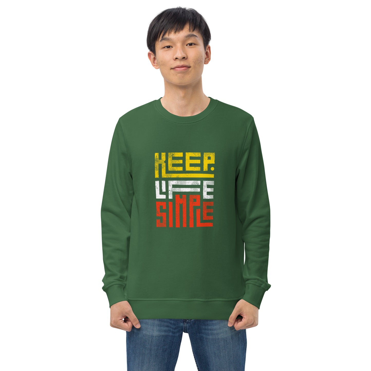 Unisex Organic Sweatshirt | SOL'S 03574  - keep life simple - print on demand