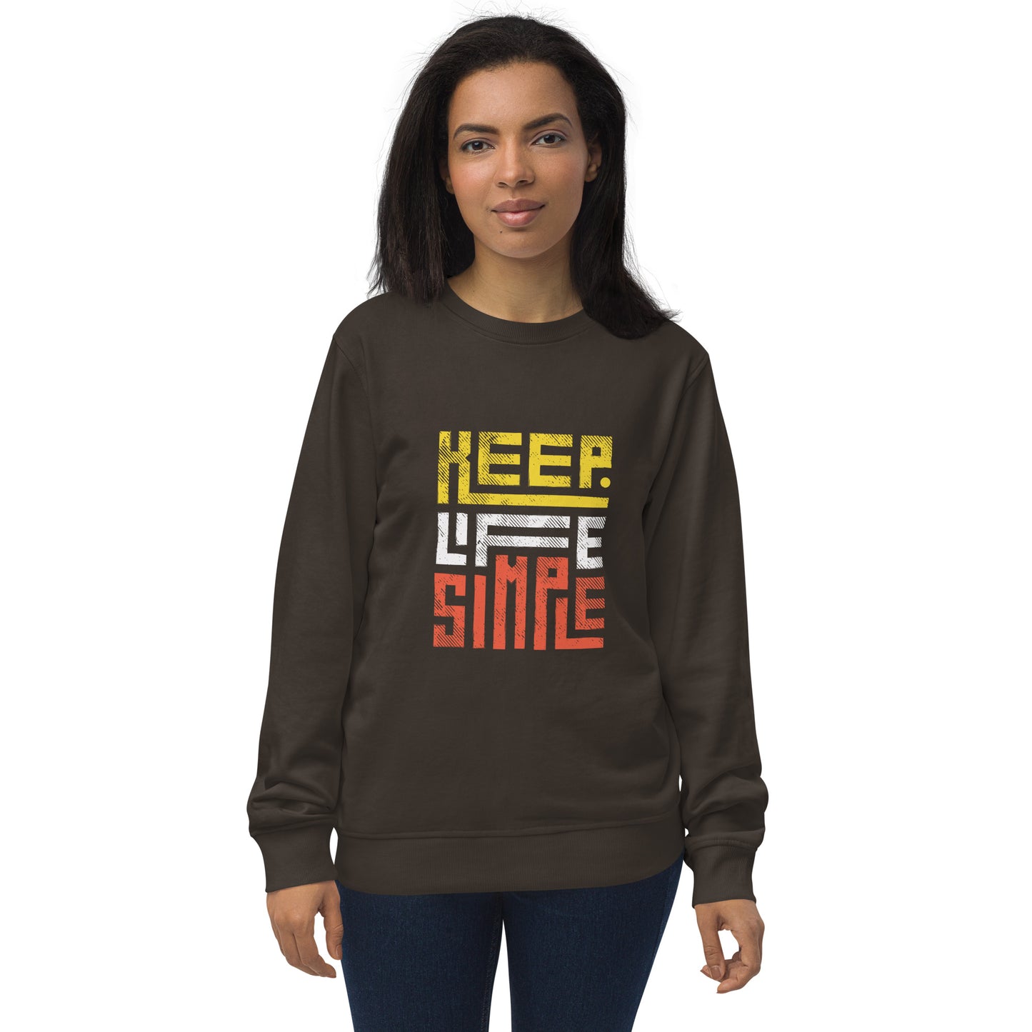 Unisex Organic Sweatshirt | SOL'S 03574  - keep life simple - print on demand