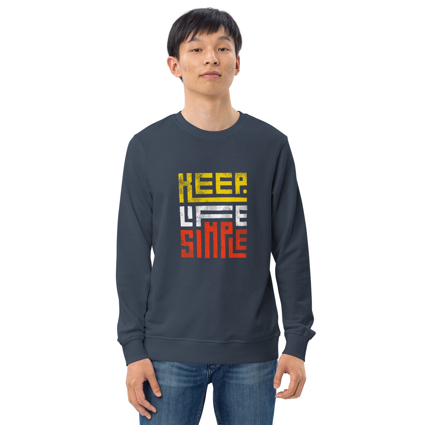 Unisex Organic Sweatshirt | SOL'S 03574  - keep life simple - print on demand