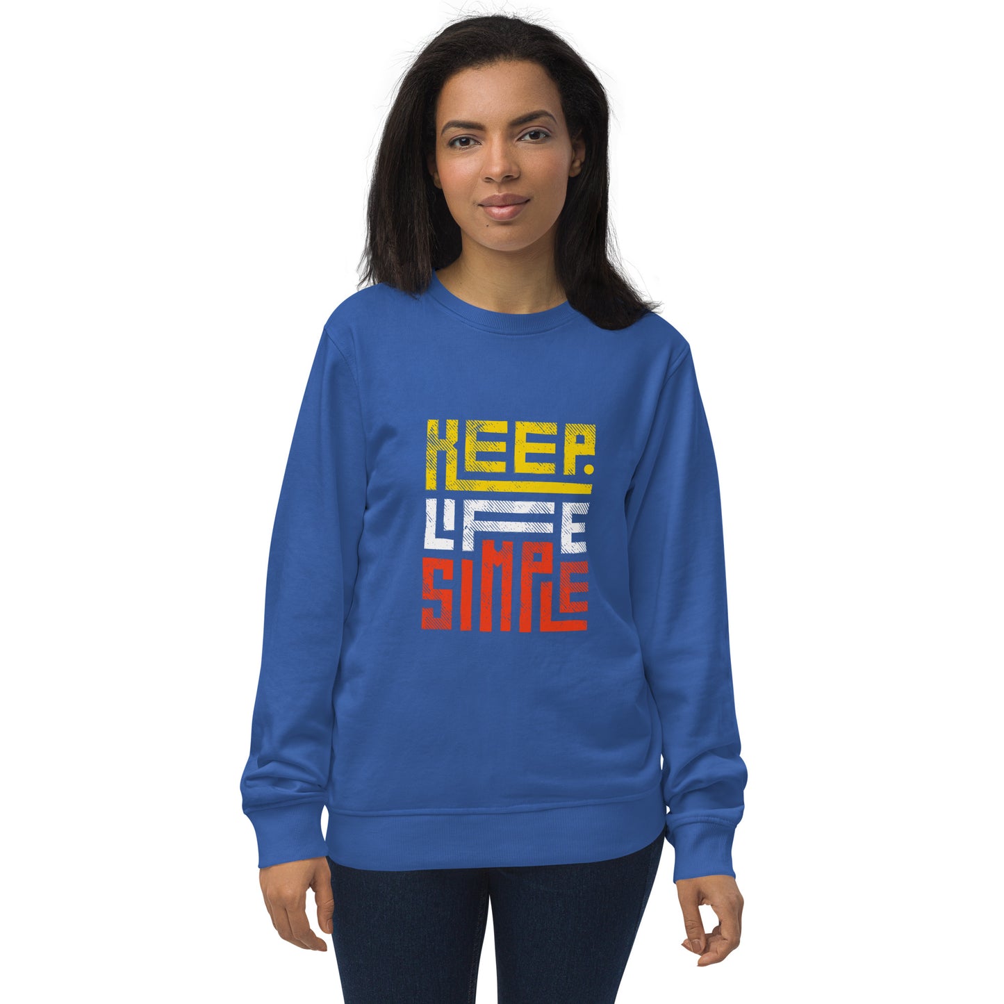 Unisex Organic Sweatshirt | SOL'S 03574  - keep life simple - print on demand