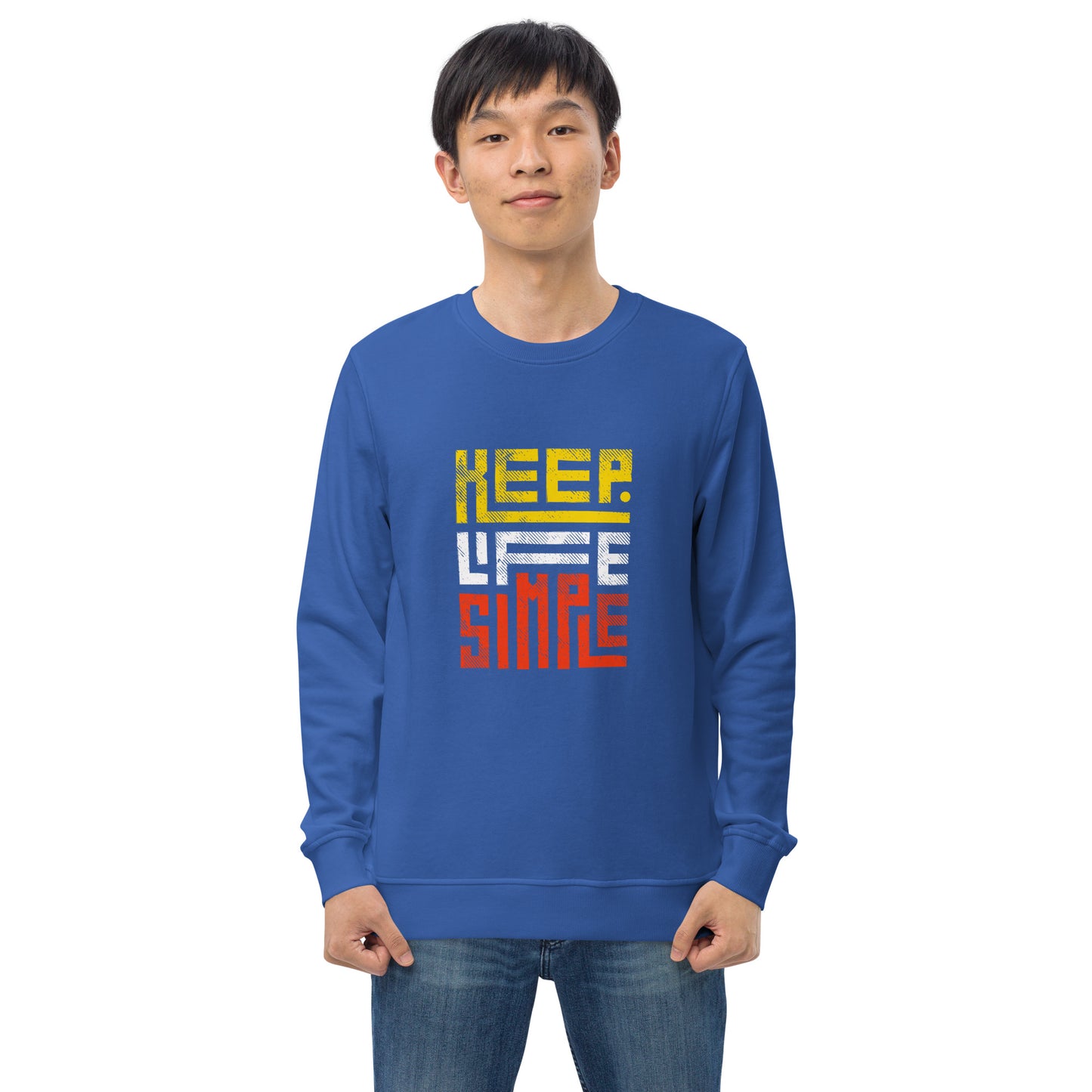 Unisex Organic Sweatshirt | SOL'S 03574  - keep life simple - print on demand