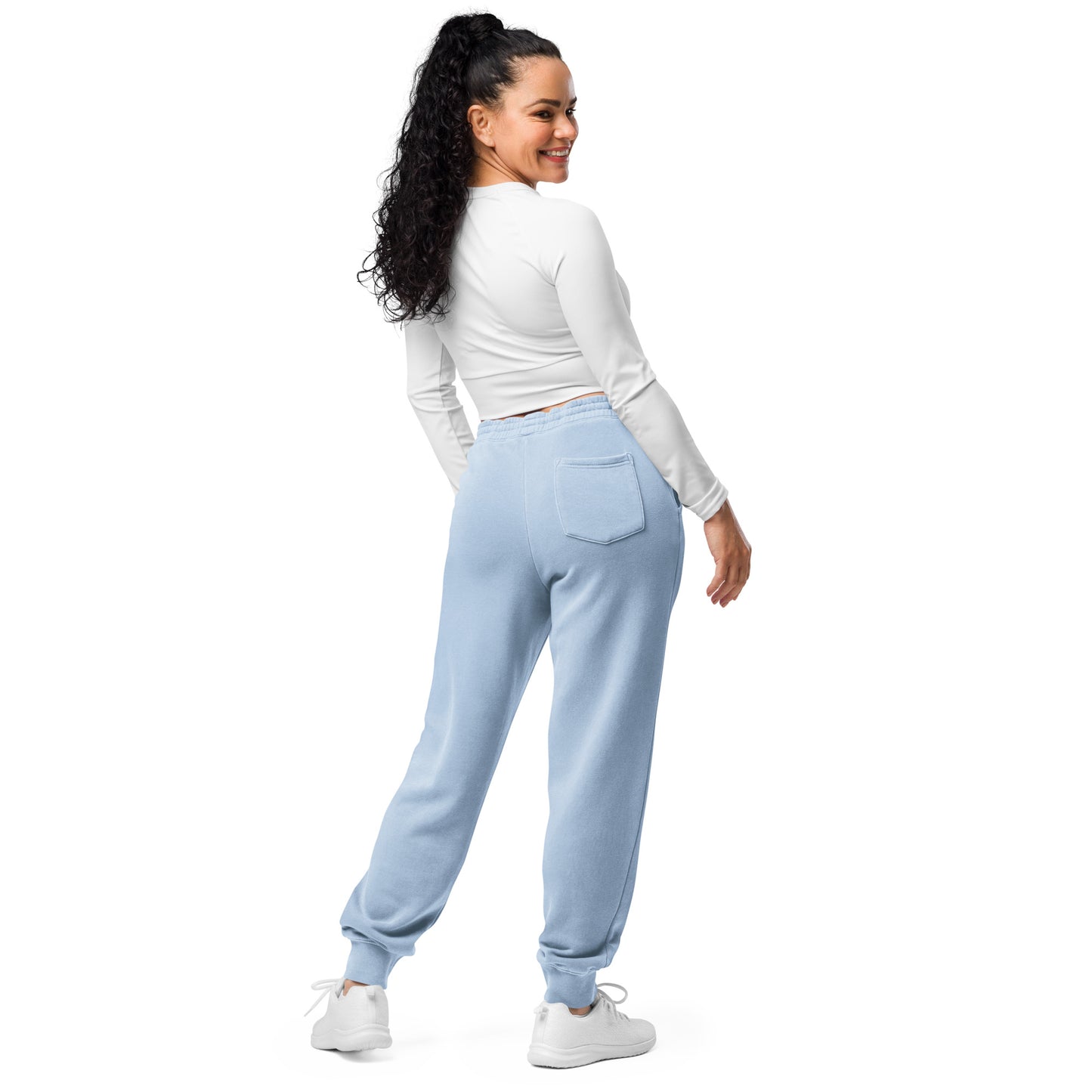 Unisex Pigment-Dyed Sweatpants | Independent Trading Co. PRM50PTPD | Flat Embroidery - put your design here