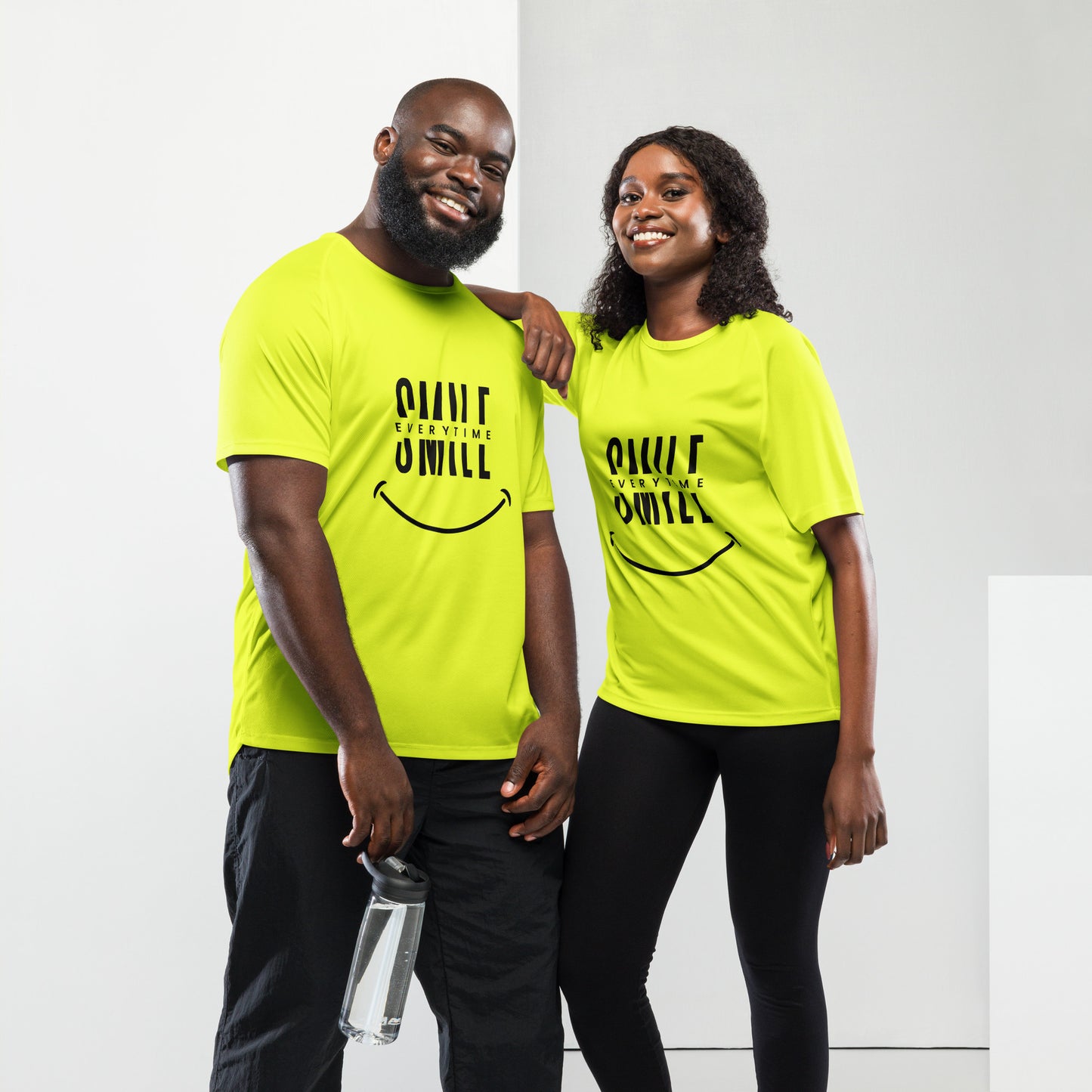 Unisex sports jersey - smile every time - print on demand
