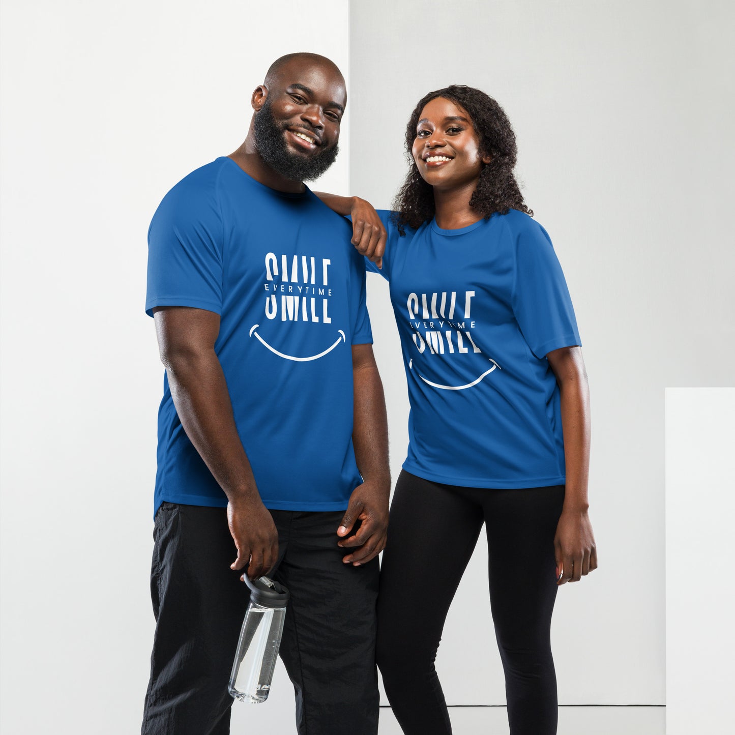Unisex sports jersey - smile every time - print on demand