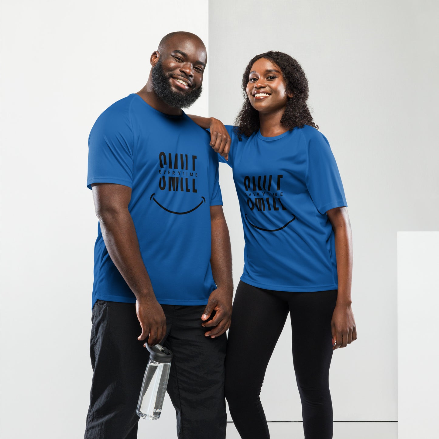 Unisex sports jersey - smile every time - print on demand