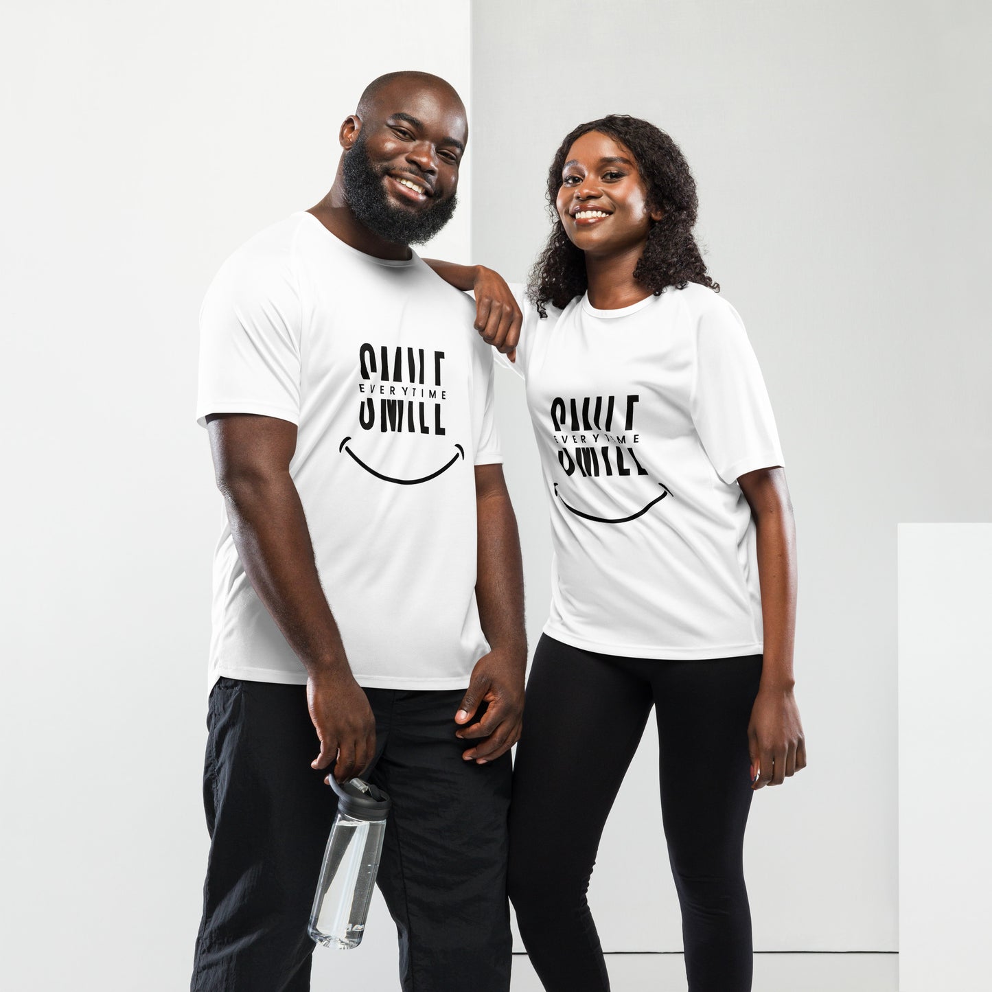 Unisex sports jersey - smile every time - print on demand