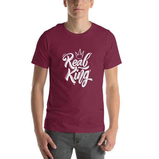 Unisex t-shirt |  real king  |  moods print