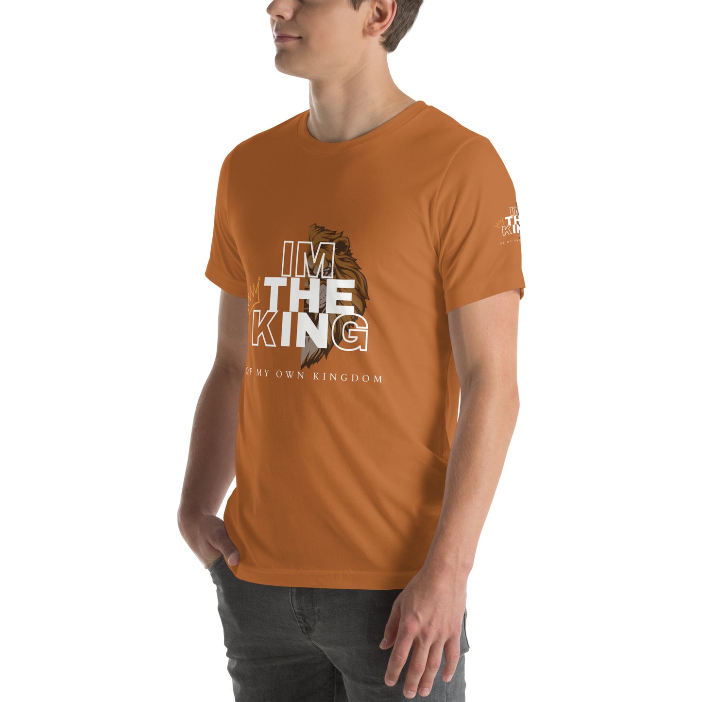 Unisex t-shirt - im the king - print on demand