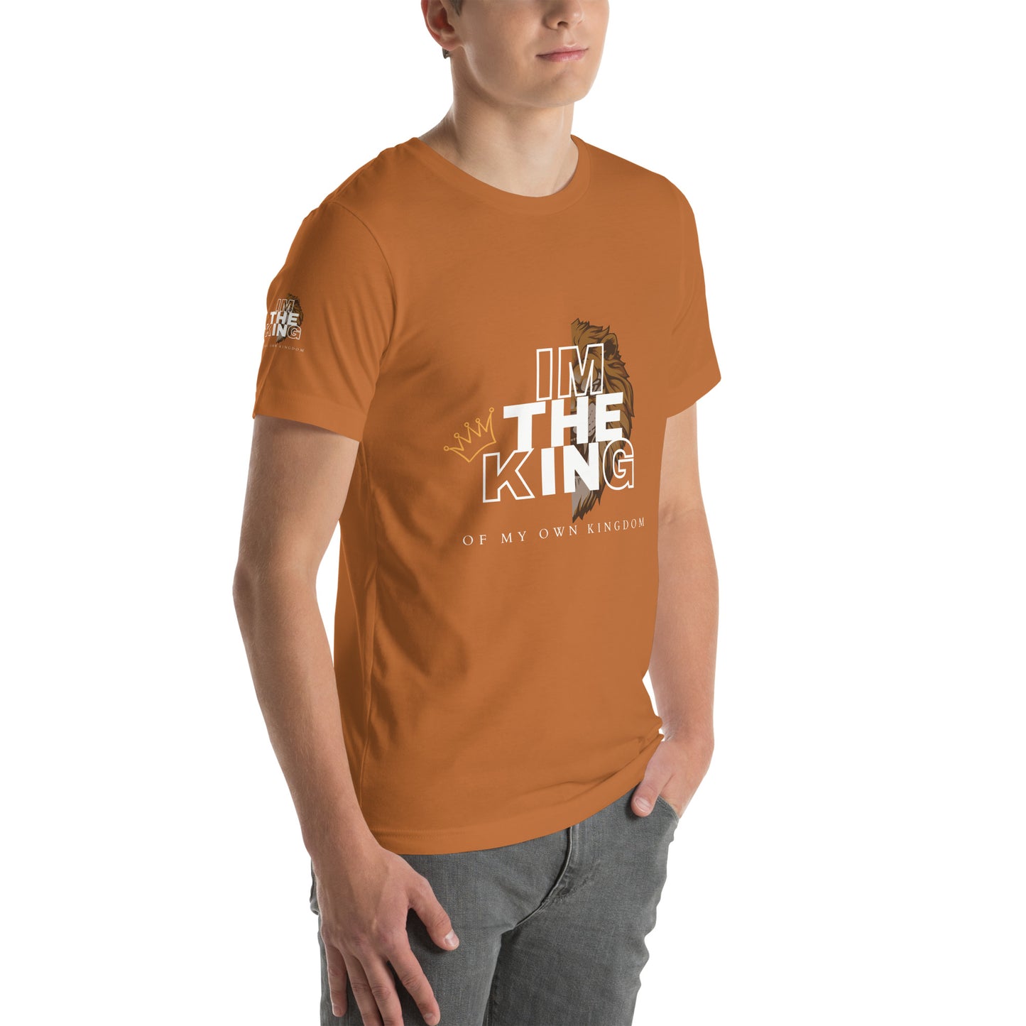 Unisex t-shirt - im the king - print on demand