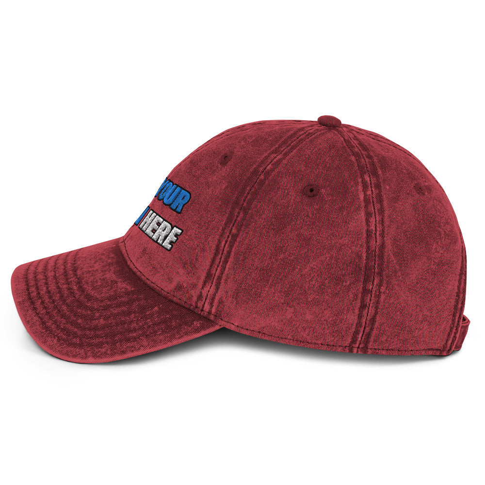Vintage Cap | Otto Cap 18-1248 - put your design here | standard color - Flat Embroidery